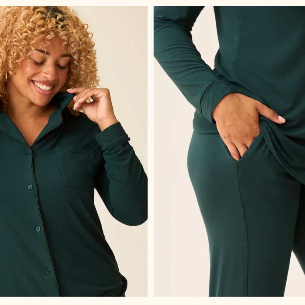 SET Kindred Bravely Clea Bamboo Long Sleeve Pajama Set